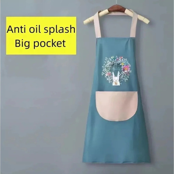 Hello Spring Cottagecore Waterproof Apron, NWT - Picture 7 of 10